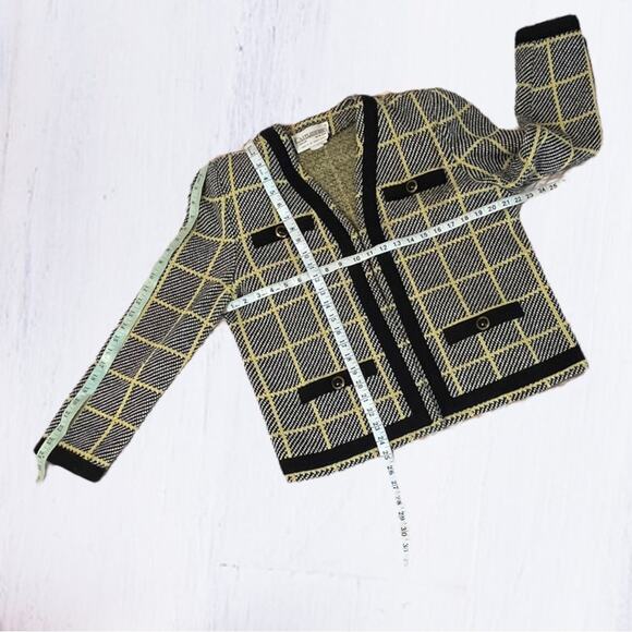 80s Vintage Castleberry London New York tweed blazer coat - Picture 10 of 10